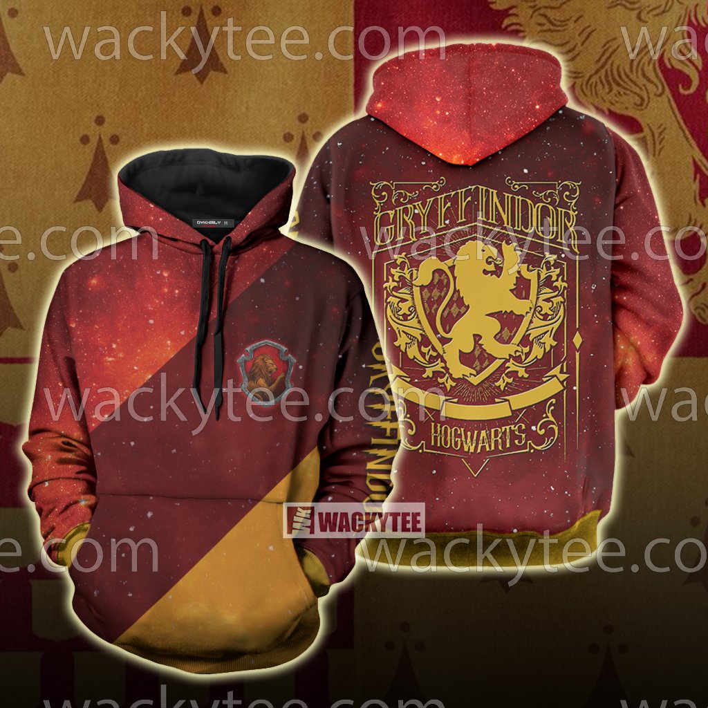Gryffindor House Hogwarts Harry Potter New Unisex 3D T-shirt Hoodie