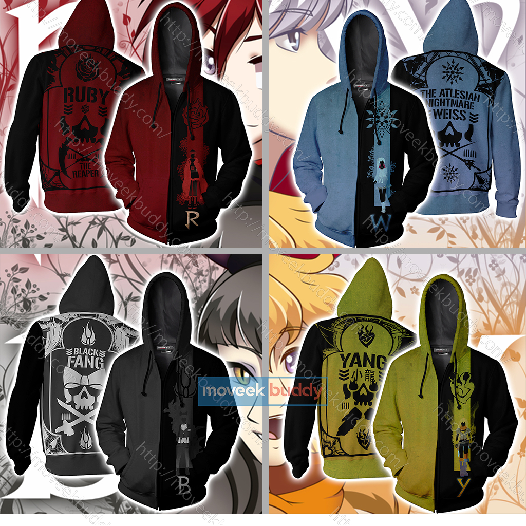 RWBY Yang Zip Up Hoodie