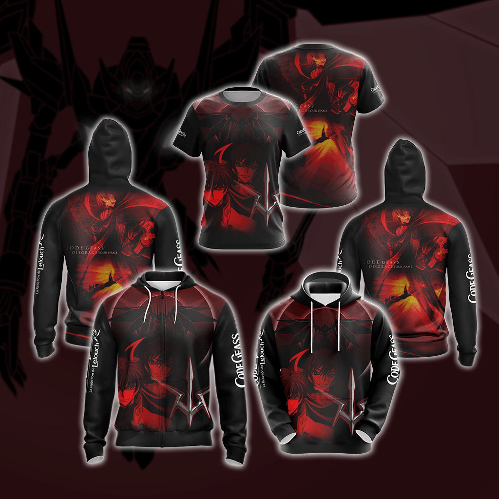 Code Geass Lelouch New Unisex 3D T-shirt