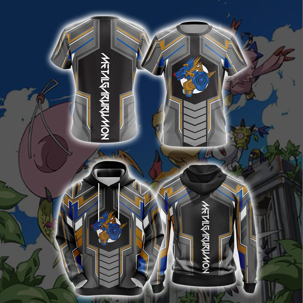 Digimon - Metalgarurumon New Unisex 3D T-shirt