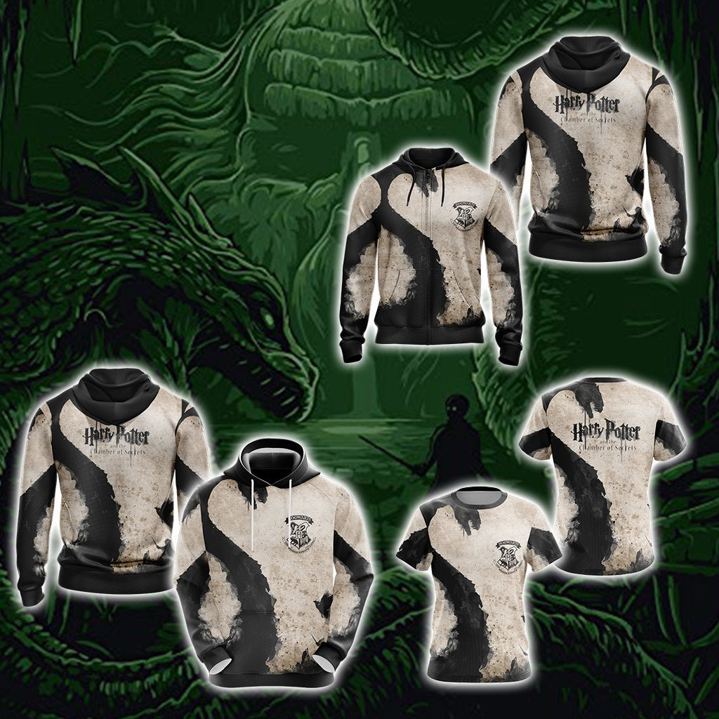 Harry Potter Chamber Of Secrets Dragon Unisex 3D T-shirt