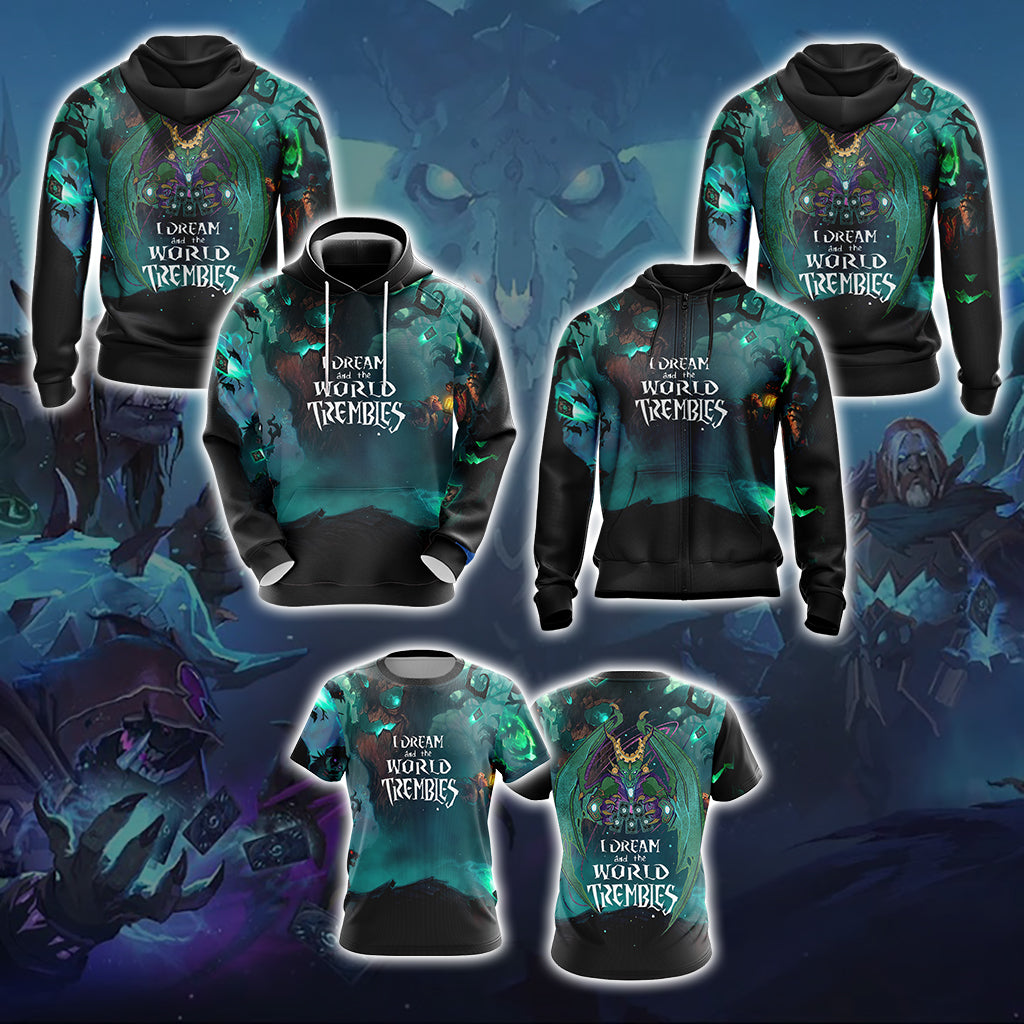 Hearthstone I Dream And The World Trembles Unisex 3D T-shirt