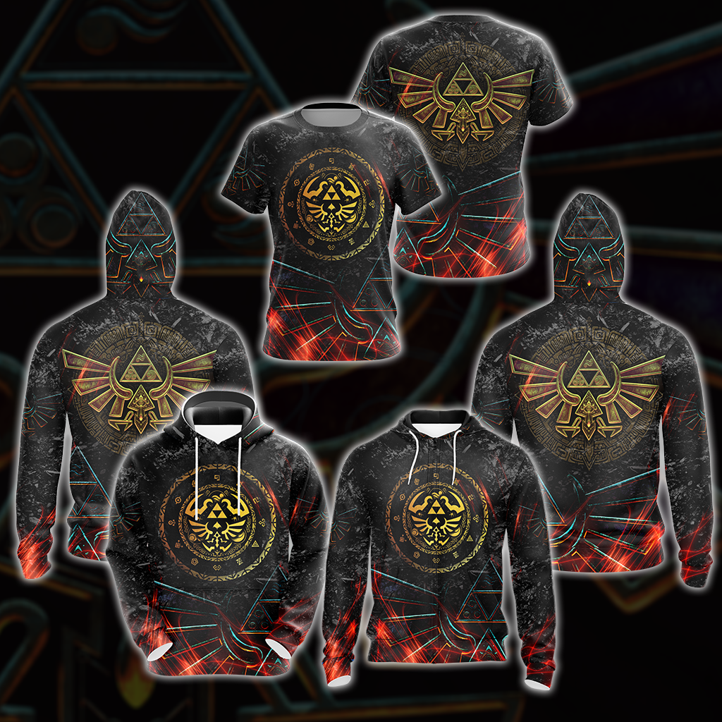 The Legend of Zelda All Over Print T-shirt Tank Top Zip Hoodie Pullover Hoodie Hawaiian Shirt