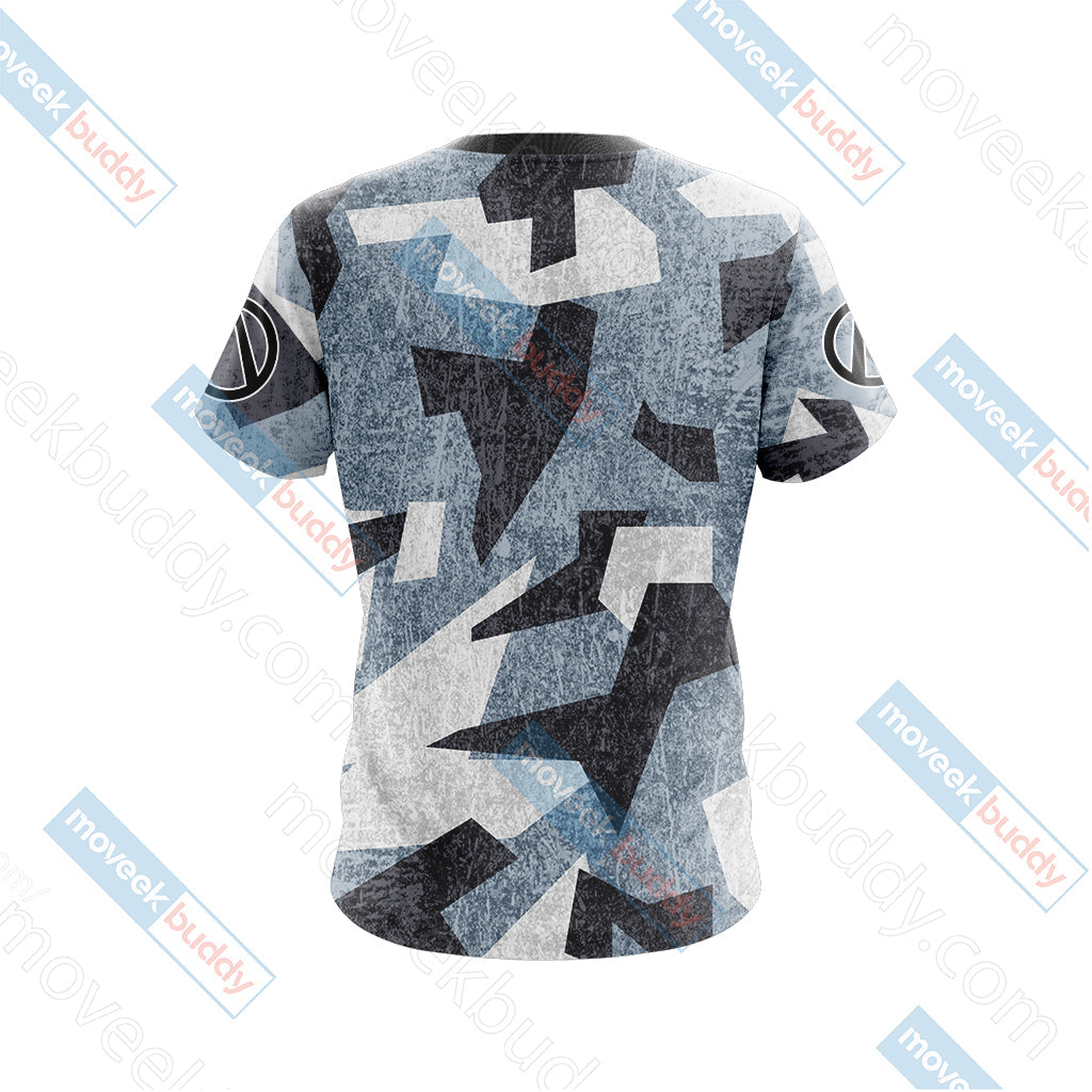Borderlands - DAHL Camo Style Version 1 Unisex 3D T-shirt