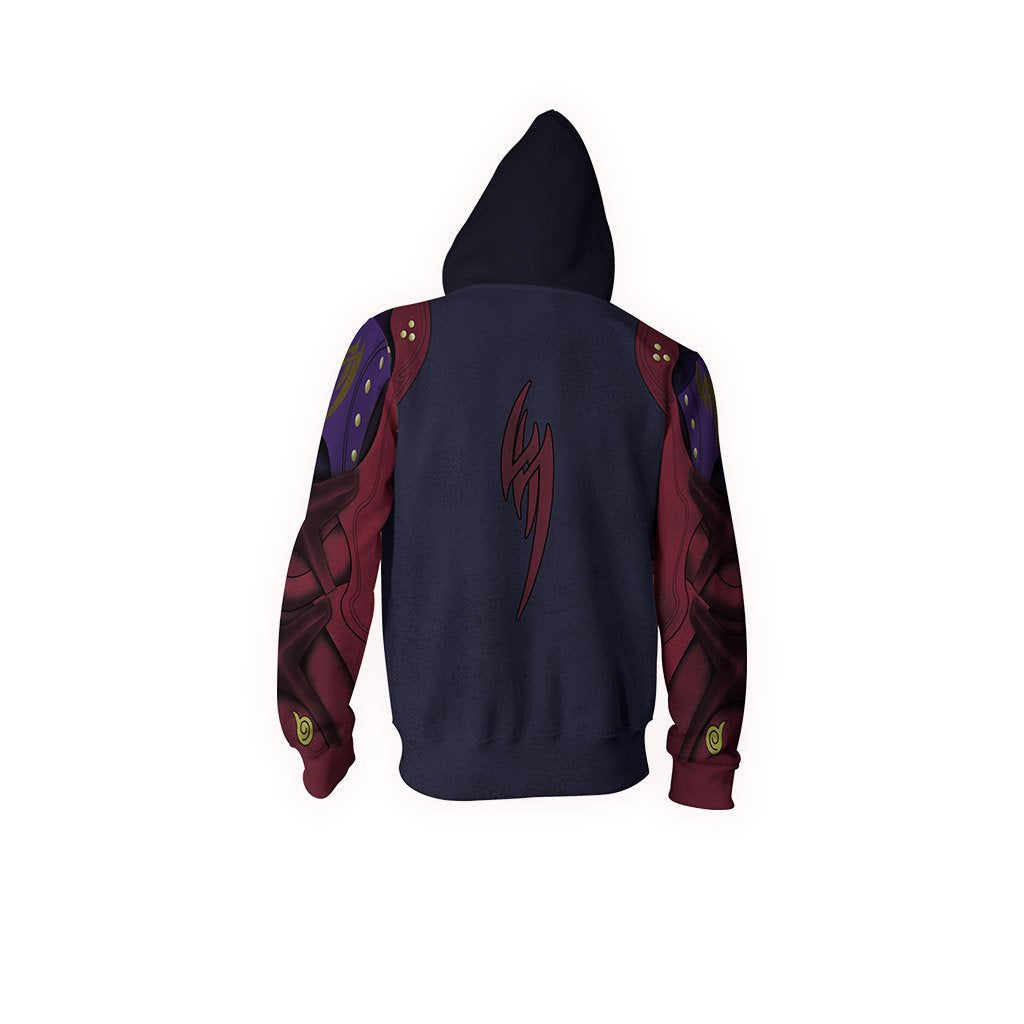 Tekken Jin Kazama Cosplay Zip Up Hoodie Jacket