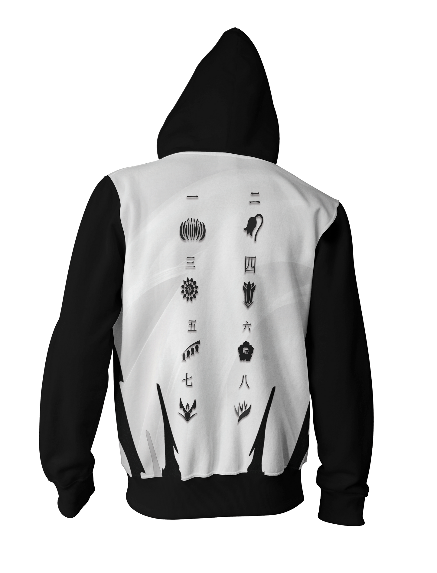 Bleach Division Symbol Unisex Zip Up Hoodie Jacket