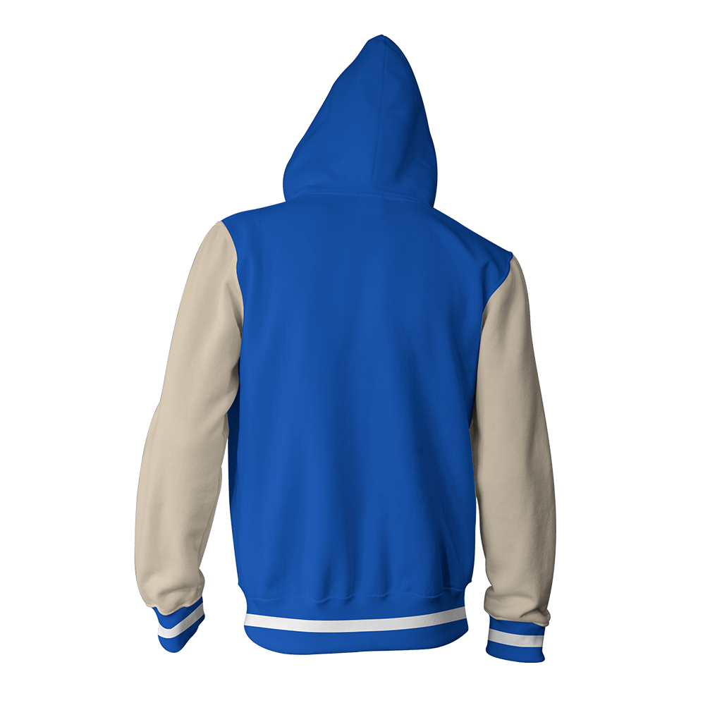 Monsters University Uniform Cosplay Zip Up Hoodie Jacket