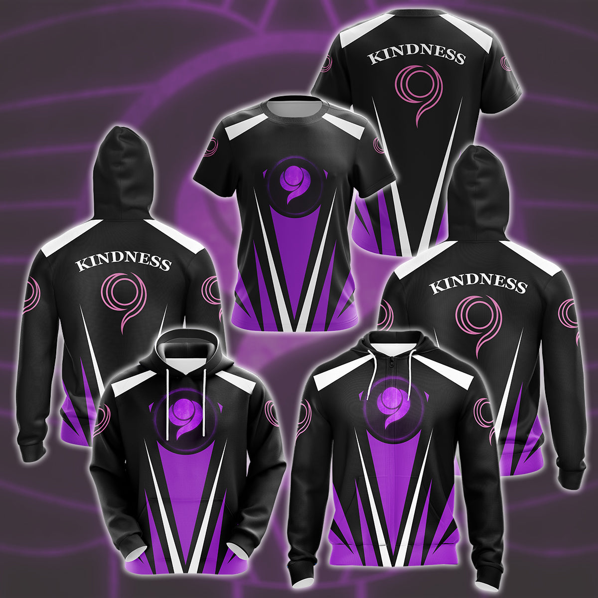 Digimon Crest Of Kindness Video Game All Over Printed T-shirt Tank Top Zip Hoodie Pullover Hoodie Hawaiian Shirt Beach Shorts Joggers