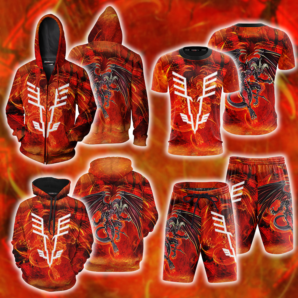 Yu-Gi-Oh! Red Dragon Archfiend The Mark Of The Wings Beach Shorts