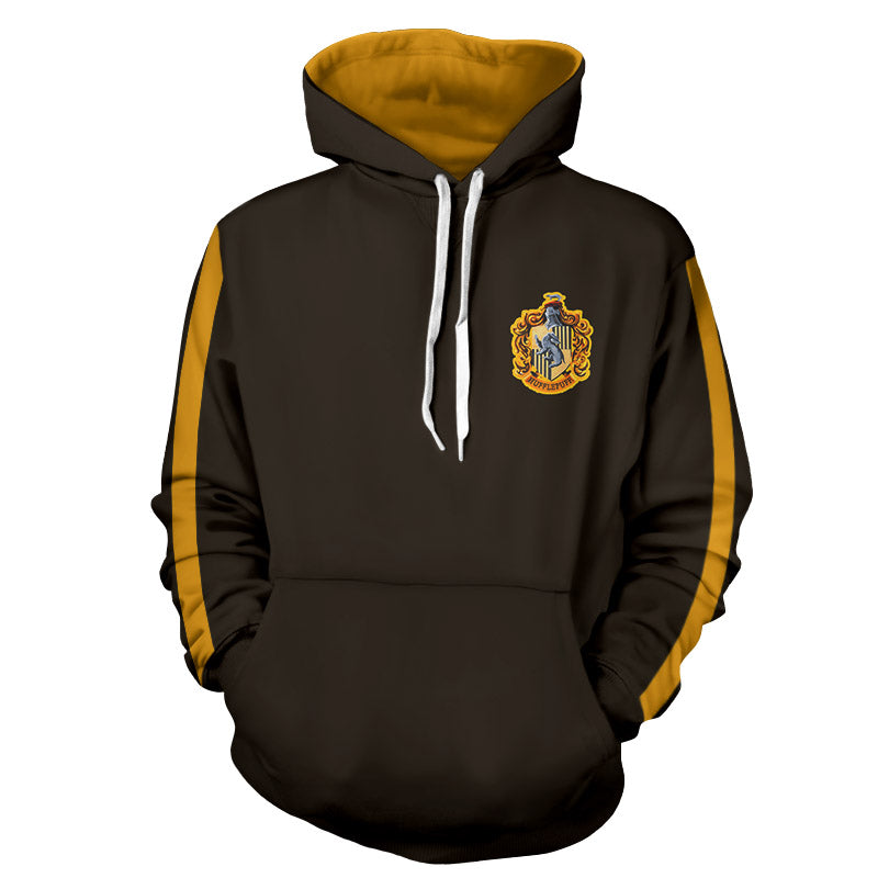 Hufflepuff Quidditch Team Harry Potter Unisex 3D T-shirt