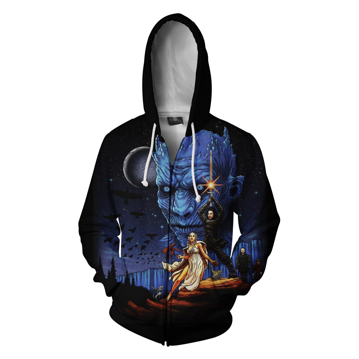 Game Of Thrones Zip Up Hoodie Jacket
