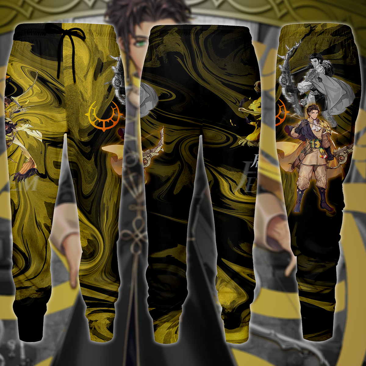 Fire Emblem: Three Houses - Claude Video Game 3D All Over Print T-shirt Tank Top Zip Hoodie Pullover Hoodie Hawaiian Shirt Beach Shorts Jogger Joggers