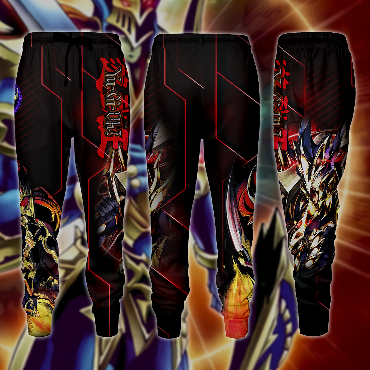 Yu-gi-oh! Black Luster Soldier 3D All Over Print T-shirt Tank Top Zip Hoodie Pullover Hoodie Hawaiian Shirt Beach Shorts Jogger