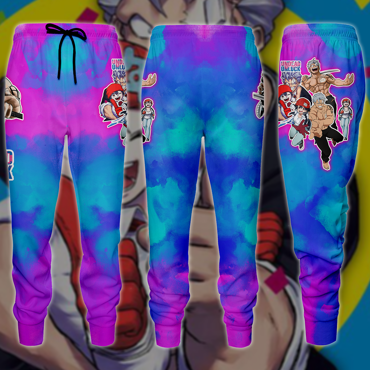 Undead Unluck Anime Manga 3D All Over Printed T-shirt Tank Top Zip Hoodie Pullover Hoodie Hawaiian Shirt Beach Shorts Jogger Joggers