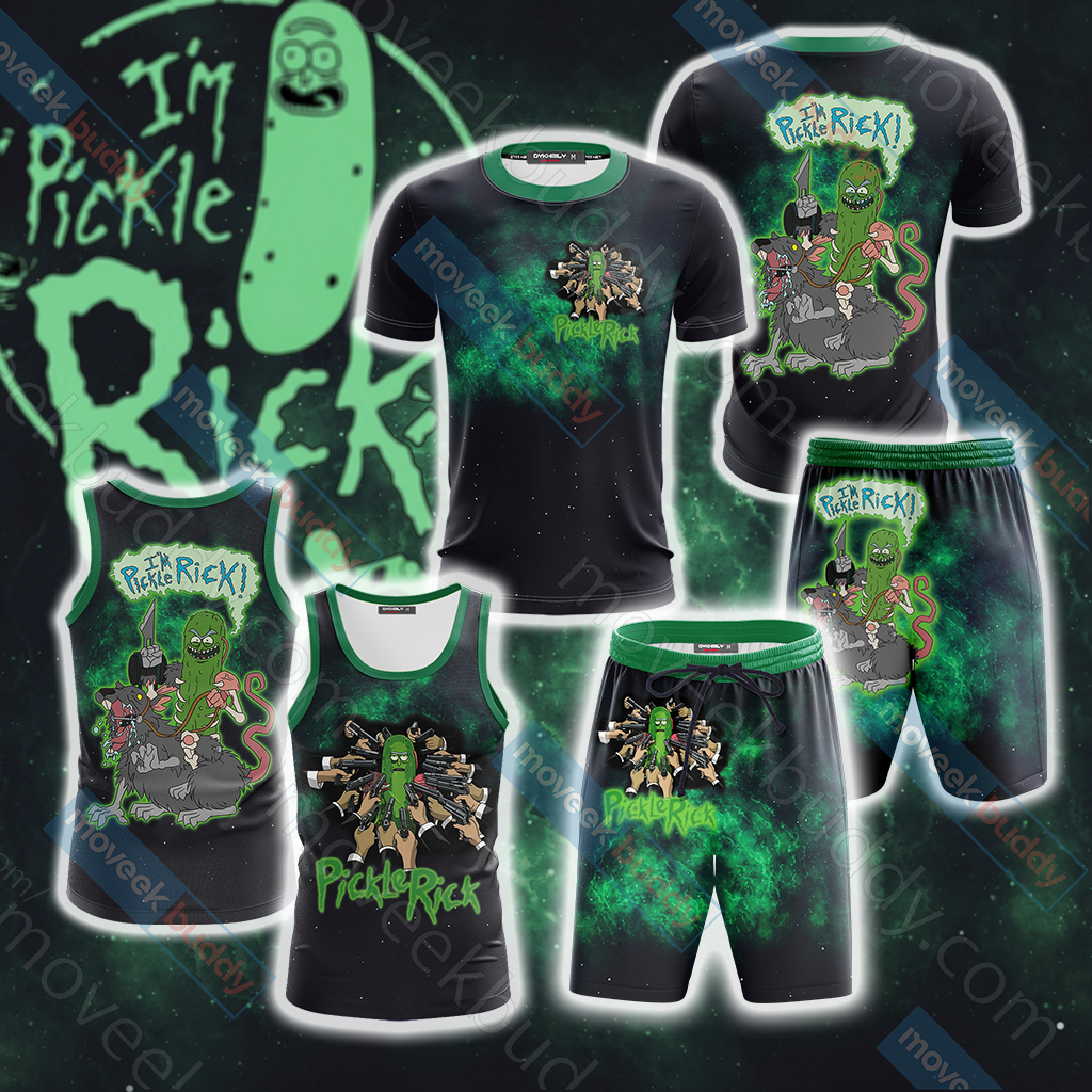 Rick and Morty Pickle Rick New Unisex 3D T-shirt