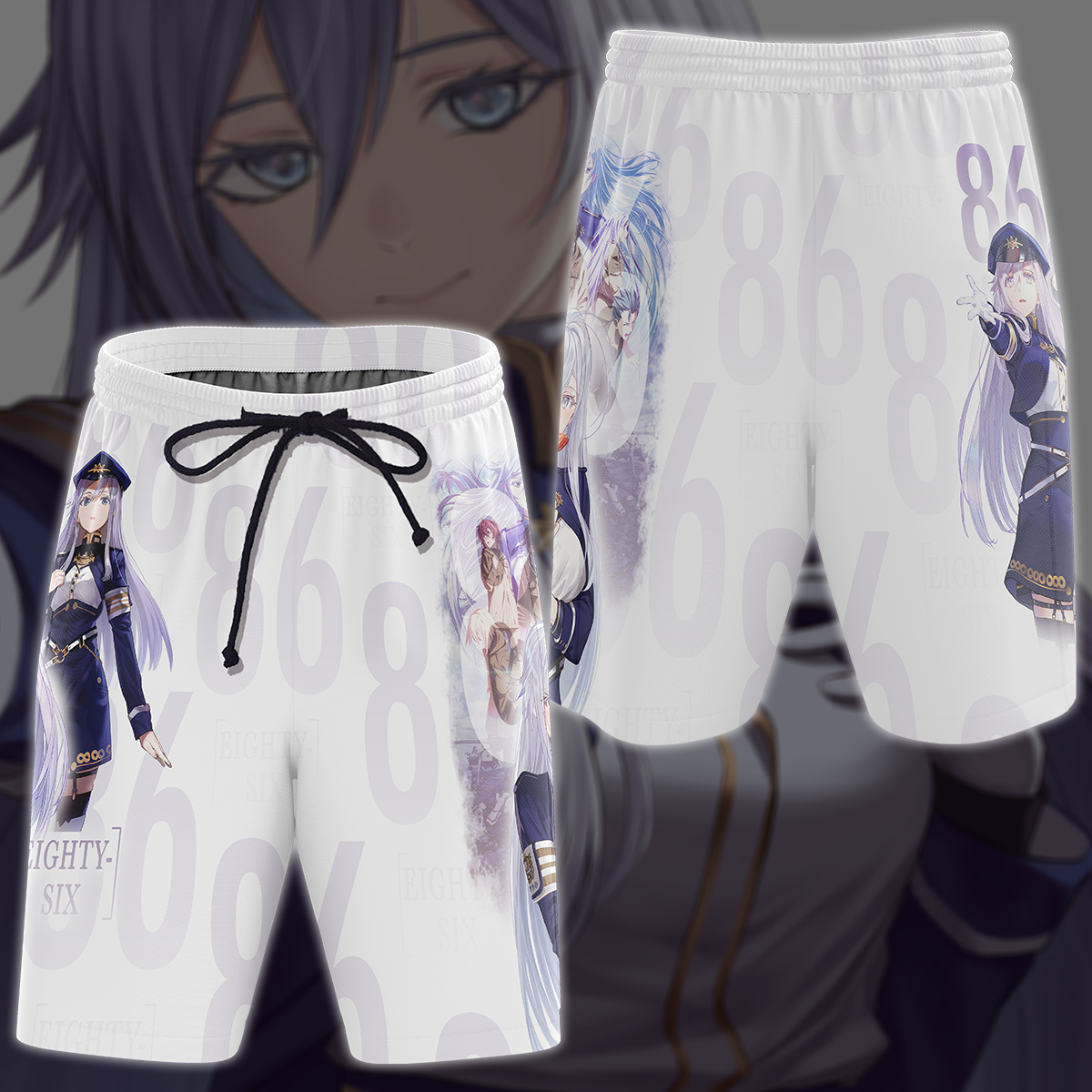 86 Eighty-Six Anime Anime Manga 3D All Over Print T-shirt Tank Top Zip Hoodie Pullover Hoodie Hawaiian Shirt Beach Shorts Jogger Beach Shorts