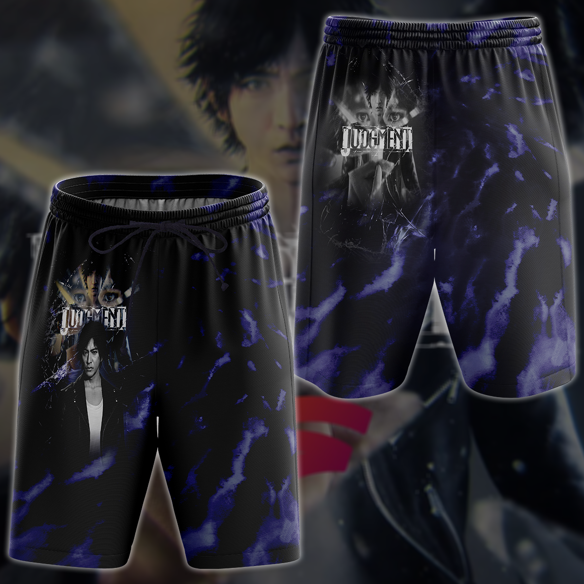 Judgment Video Game 3D All Over Printed T-shirt Tank Top Zip Hoodie Pullover Hoodie Hawaiian Shirt Beach Shorts Jogger Beach Shorts