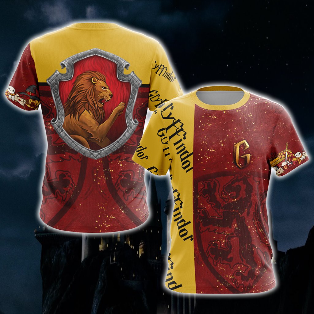 Gryffindor House - Harry Potter Unisex 3D T-shirt