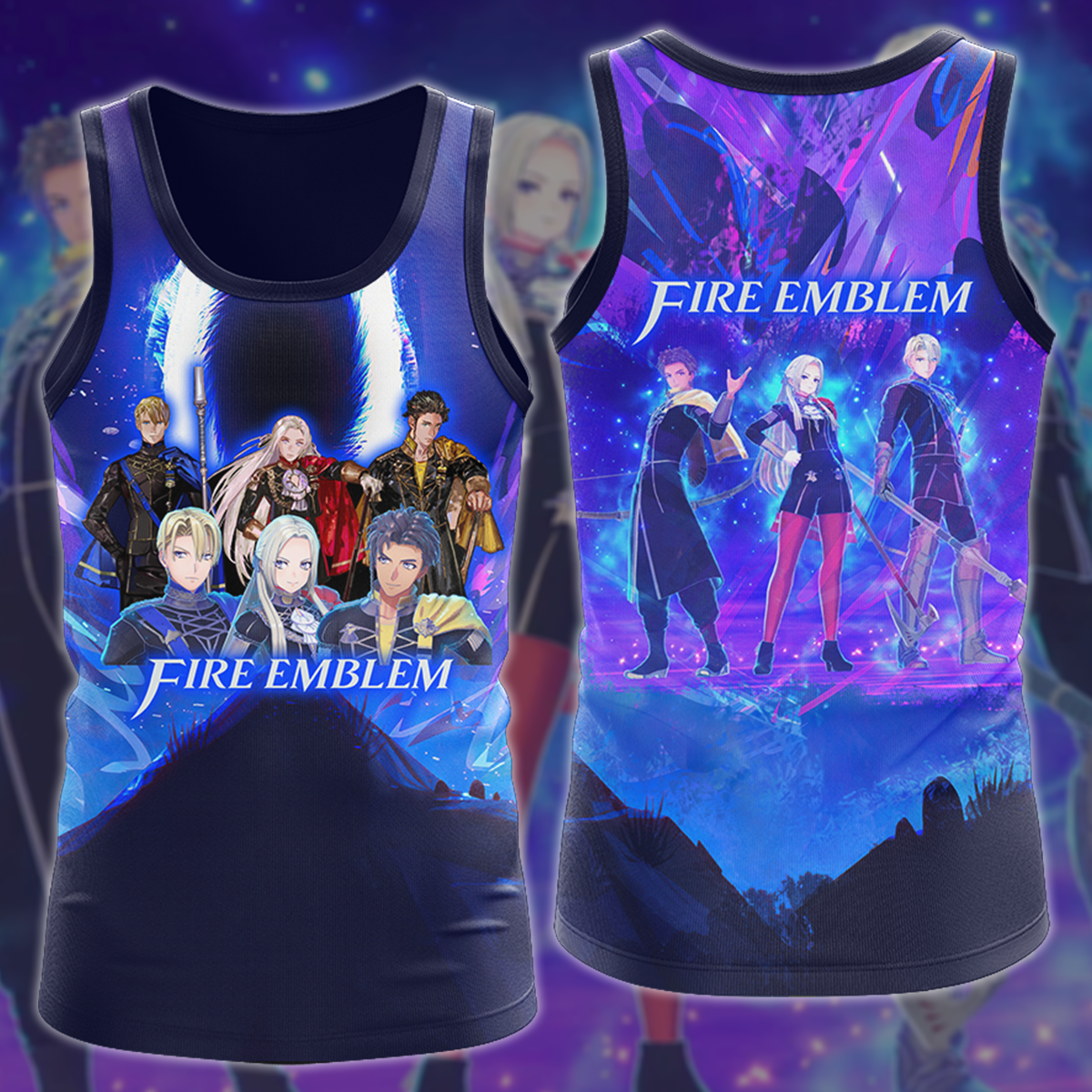 Fire Emblem Video Game 3D All Over Printed T-shirt Tank Top Zip Hoodie Pullover Hoodie Hawaiian Shirt Beach Shorts Jogger Tank Top