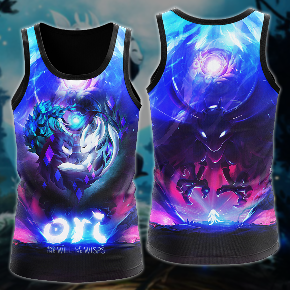 Ori and the Will of the Wisps Video Game 3D All Over Printed T-shirt Tank Top Zip Hoodie Pullover Hoodie Hawaiian Shirt Beach Shorts Jogger Tank Top