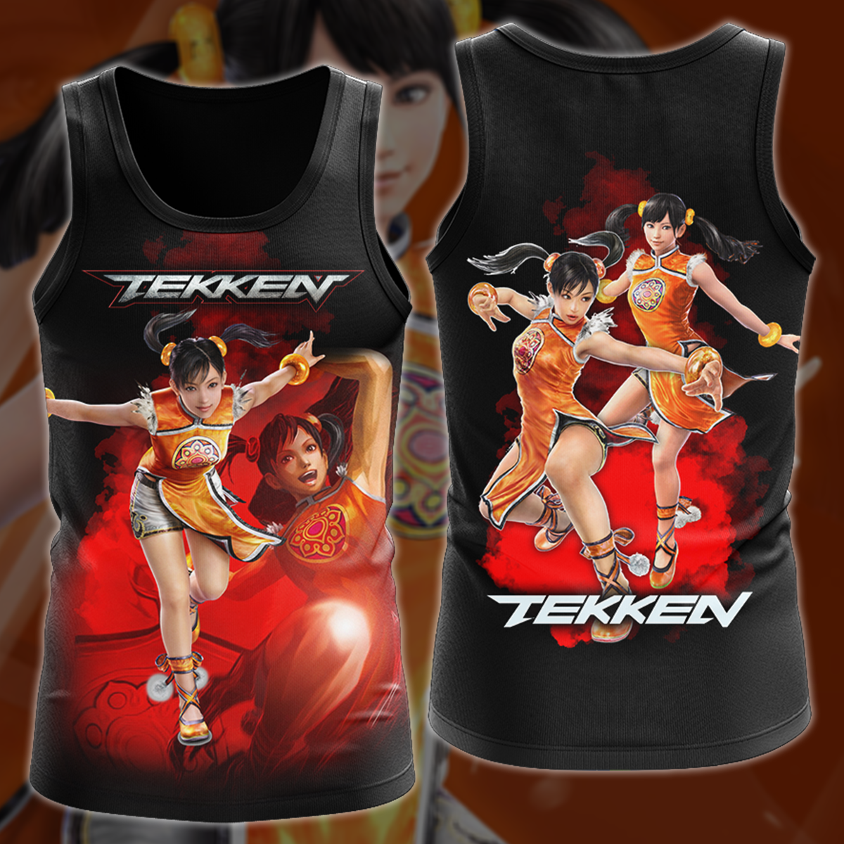 Tekken Ling Xiaoyu Video Game 3D All Over Print T-shirt Tank Top Zip Hoodie Pullover Hoodie Hawaiian Shirt Beach Shorts Jogger Tank Top