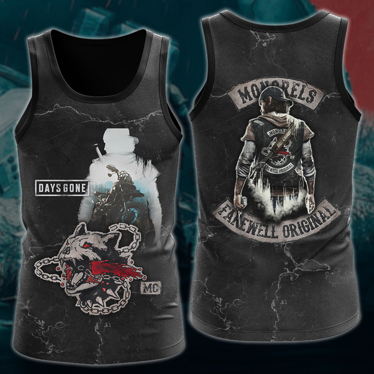 Days Gone Video Game 3D All Over Printed T-shirt Tank Top Zip Hoodie Pullover Hoodie Hawaiian Shirt Beach Shorts Jogger Tank Top