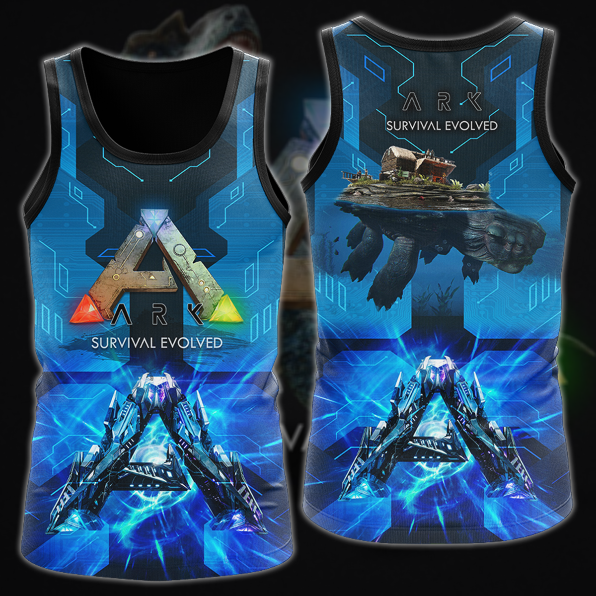 ARK: Survival Evolved Video Game 3D All Over Printed T-shirt Tank Top Zip Hoodie Pullover Hoodie Hawaiian Shirt Beach Shorts Jogger Tank Top