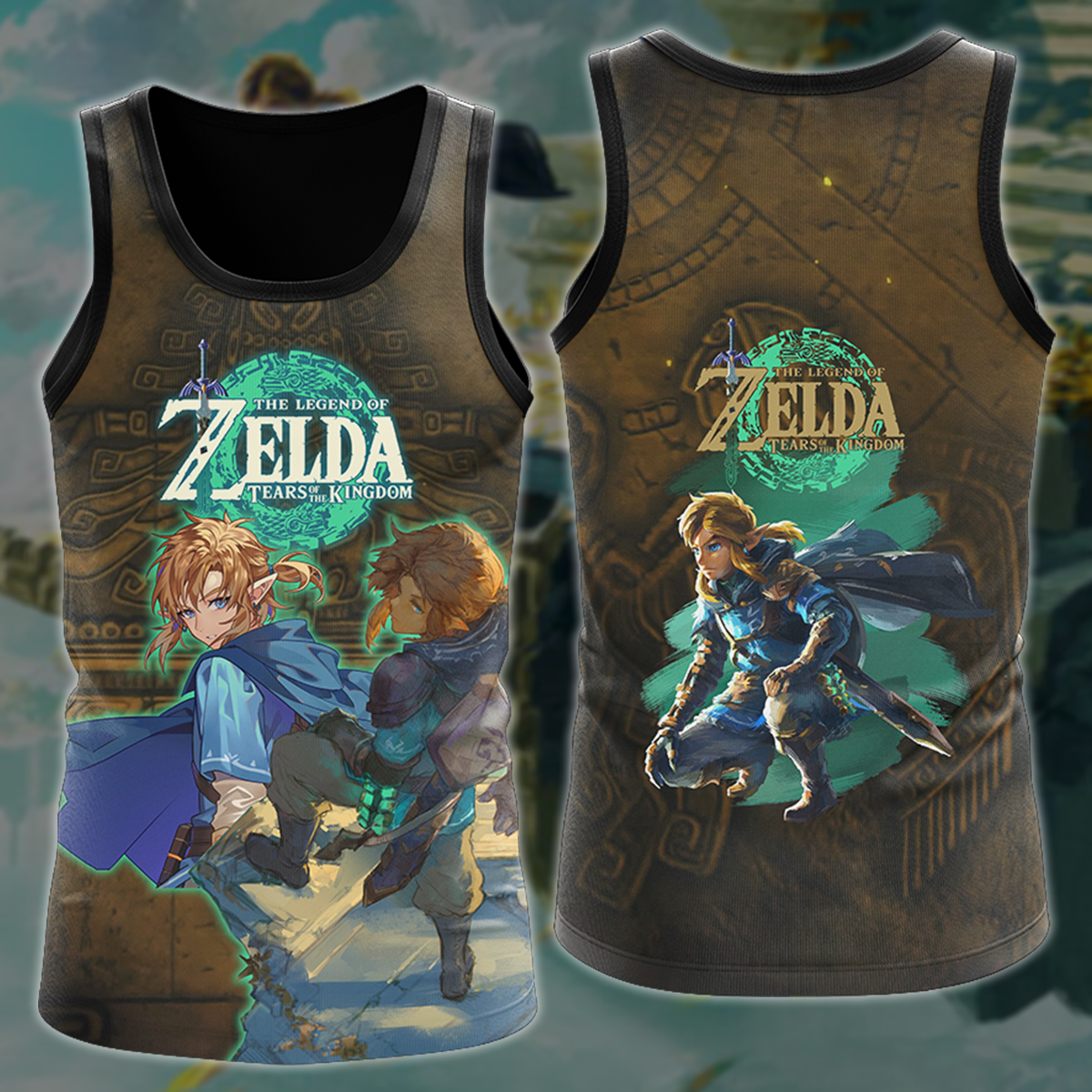 The Legend of Zelda: Tears of the Kingdom Video Game 3D All Over Printed T-shirt Tank Top Zip Hoodie Pullover Hoodie Hawaiian Shirt Beach Shorts Jogger Tank Top