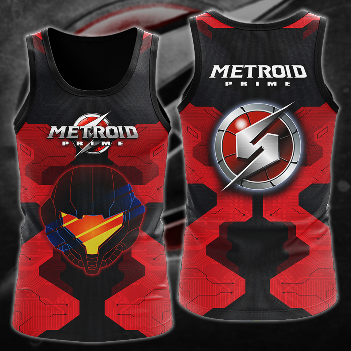 Metroid Prime Remastered Video Game 3D All Over Printed T-shirt Tank Top Zip Hoodie Pullover Hoodie Hawaiian Shirt Beach Shorts Jogger Tank Top