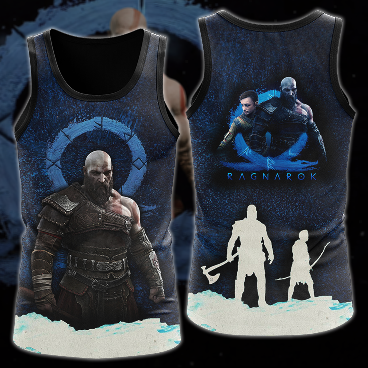 God of War Ragnarok Video Game 3D All Over Print T-shirt Tank Top Zip Hoodie Pullover Hoodie Hawaiian Shirt Beach Shorts Jogger Tank Top