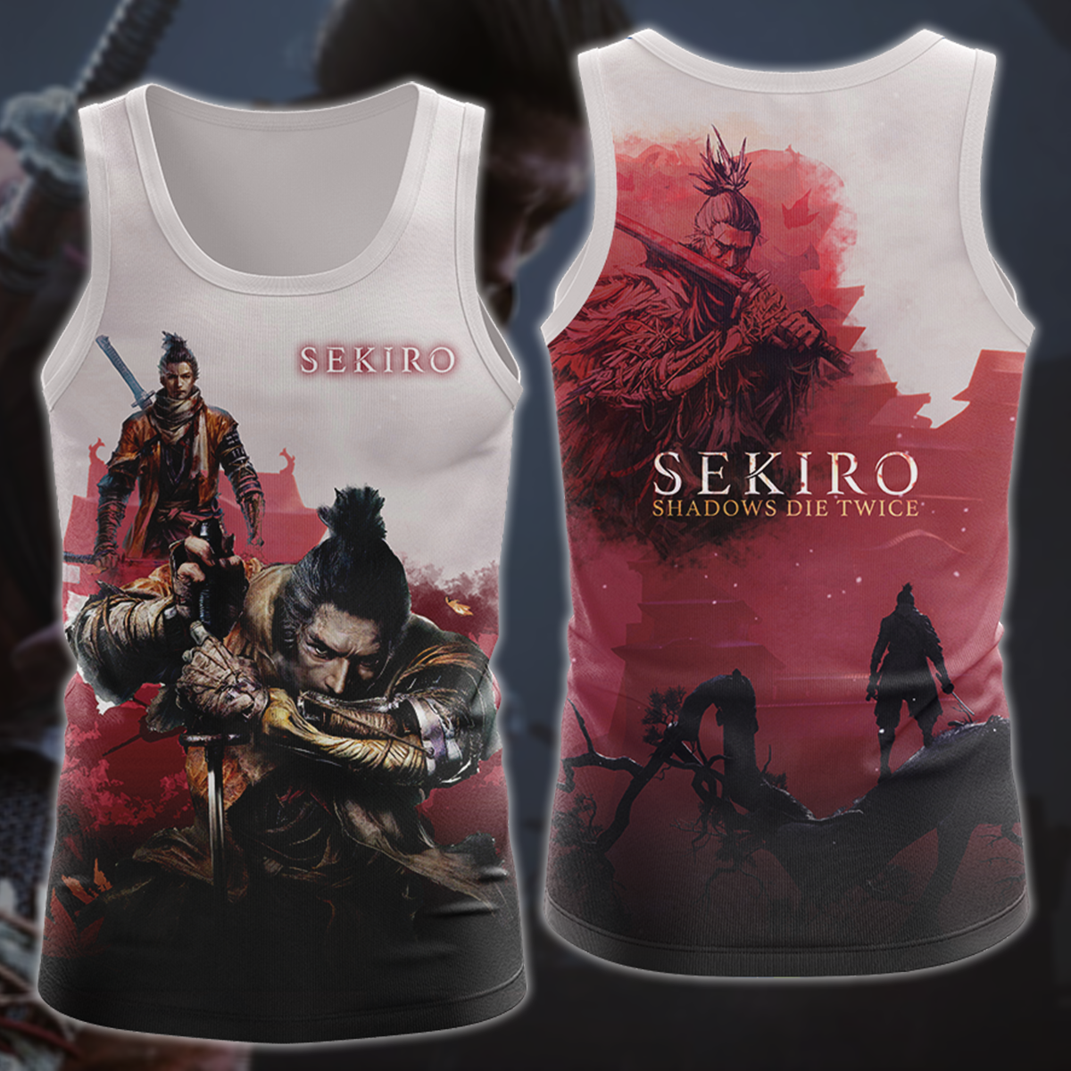 Sekiro: Shadows Die Twice Video Game 3D All Over Printed T-shirt Tank Top Zip Hoodie Pullover Hoodie Hawaiian Shirt Beach Shorts Jogger Beach Shorts