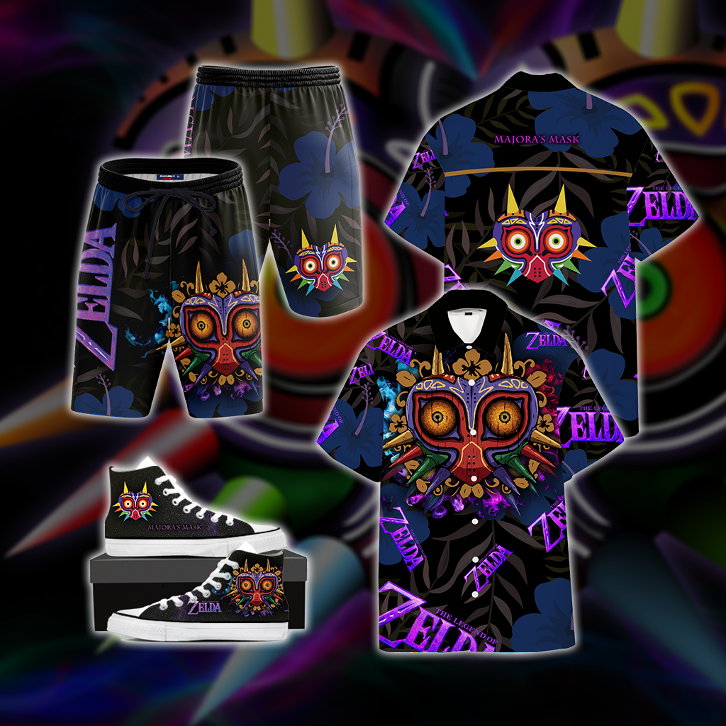 The legend of Zelda: Majora's Mask Beach Shorts