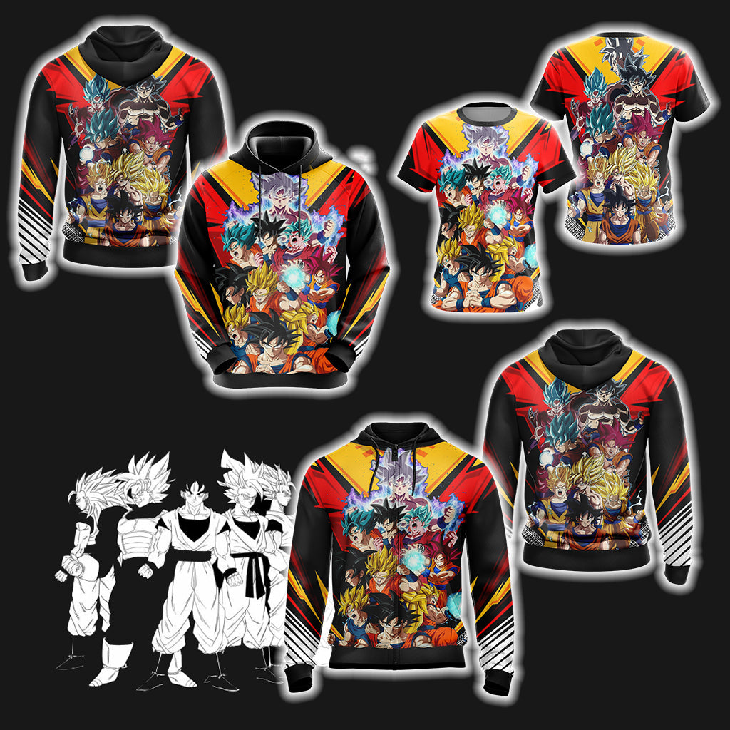 Dragon Ball New Unisex 3D Hoodie