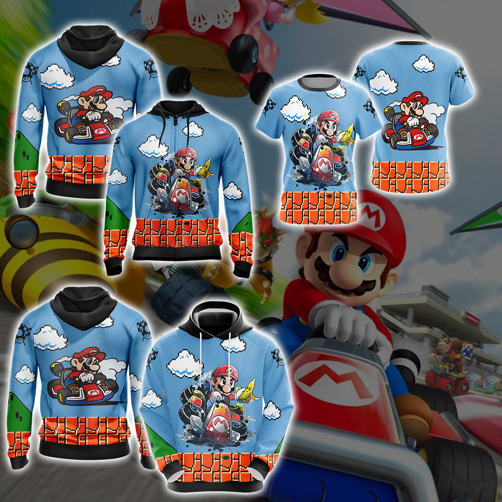Mario Cart Unisex 3D T-shirt