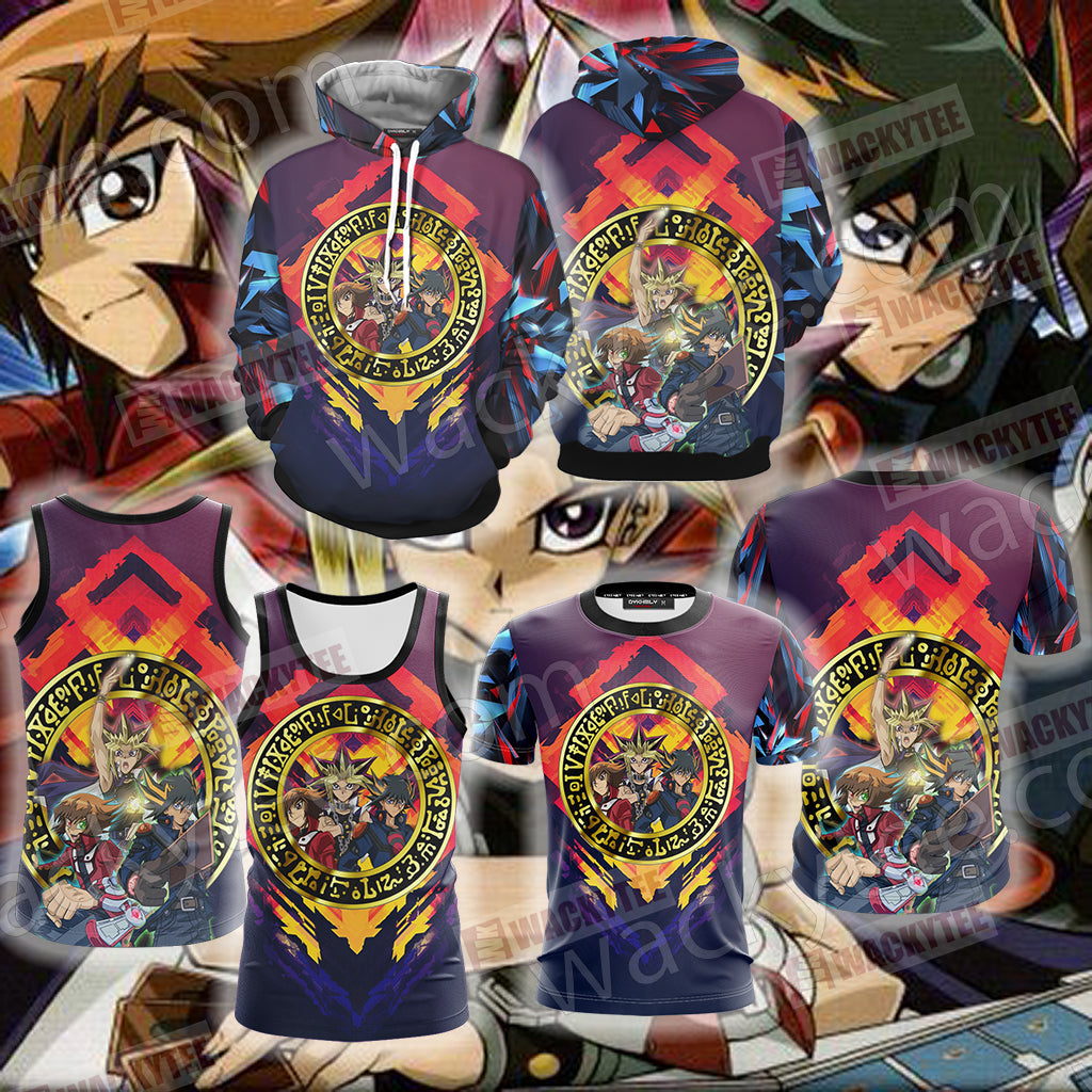 Yu Gi Oh! Judai, Yami Yugi and Yusei Unisex 3D T-shirt