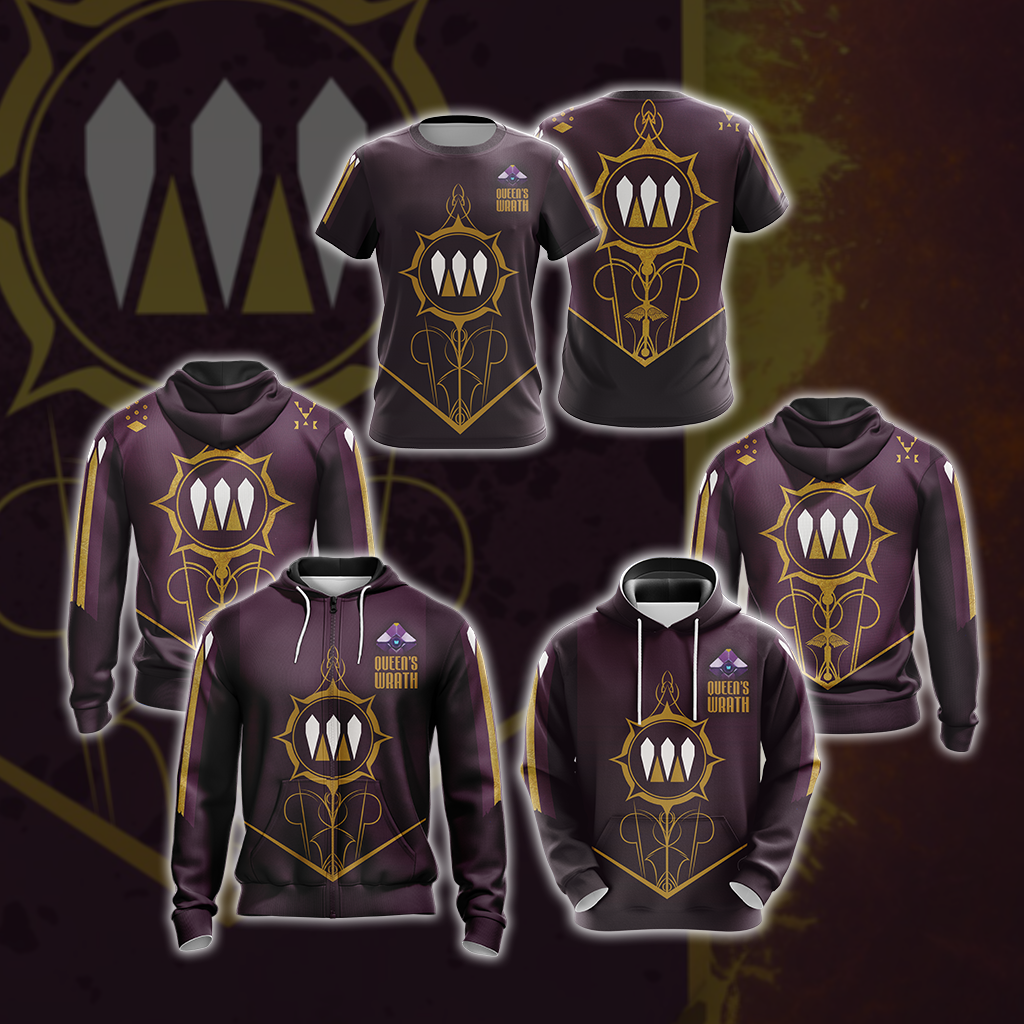 Destiny The Queen's Wrath Unisex 3D T-shirt