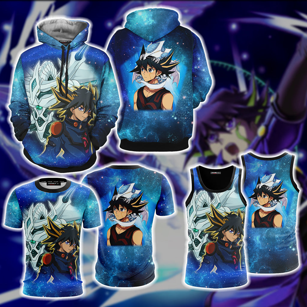 Yu-Gi-Oh! Yusei Fudo and Stardust Dragon New Version 3D Tank Top