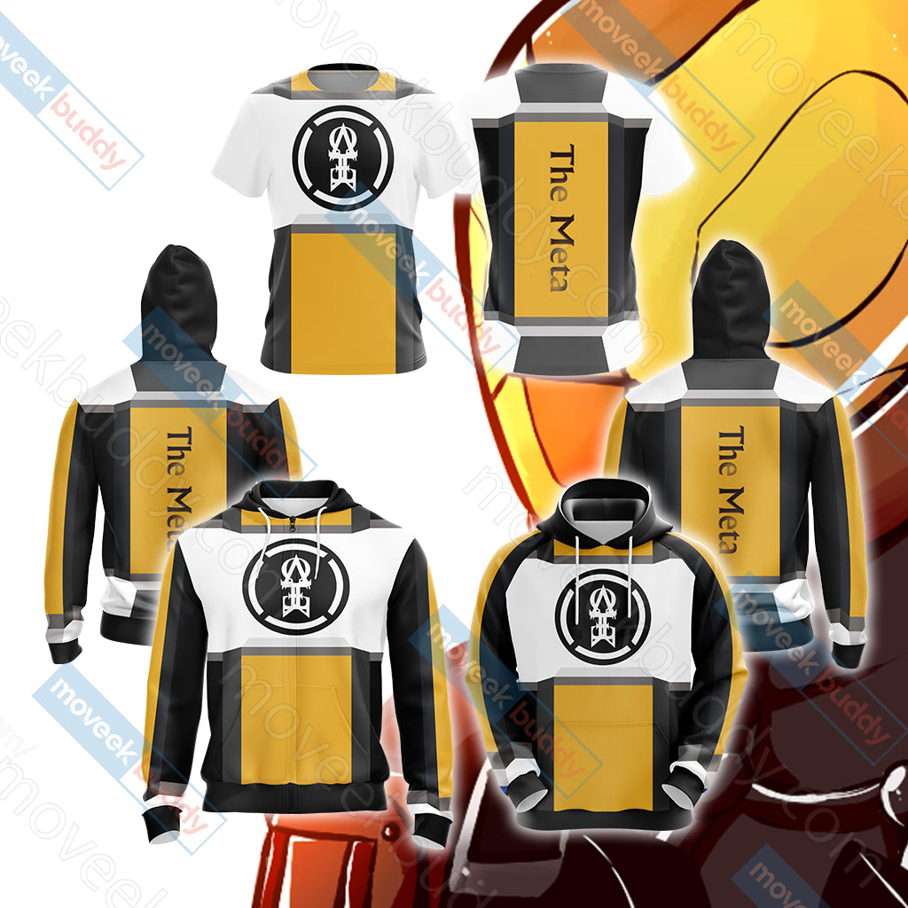 Red vs Blue - Meta Symbol Unisex 3D T-shirt