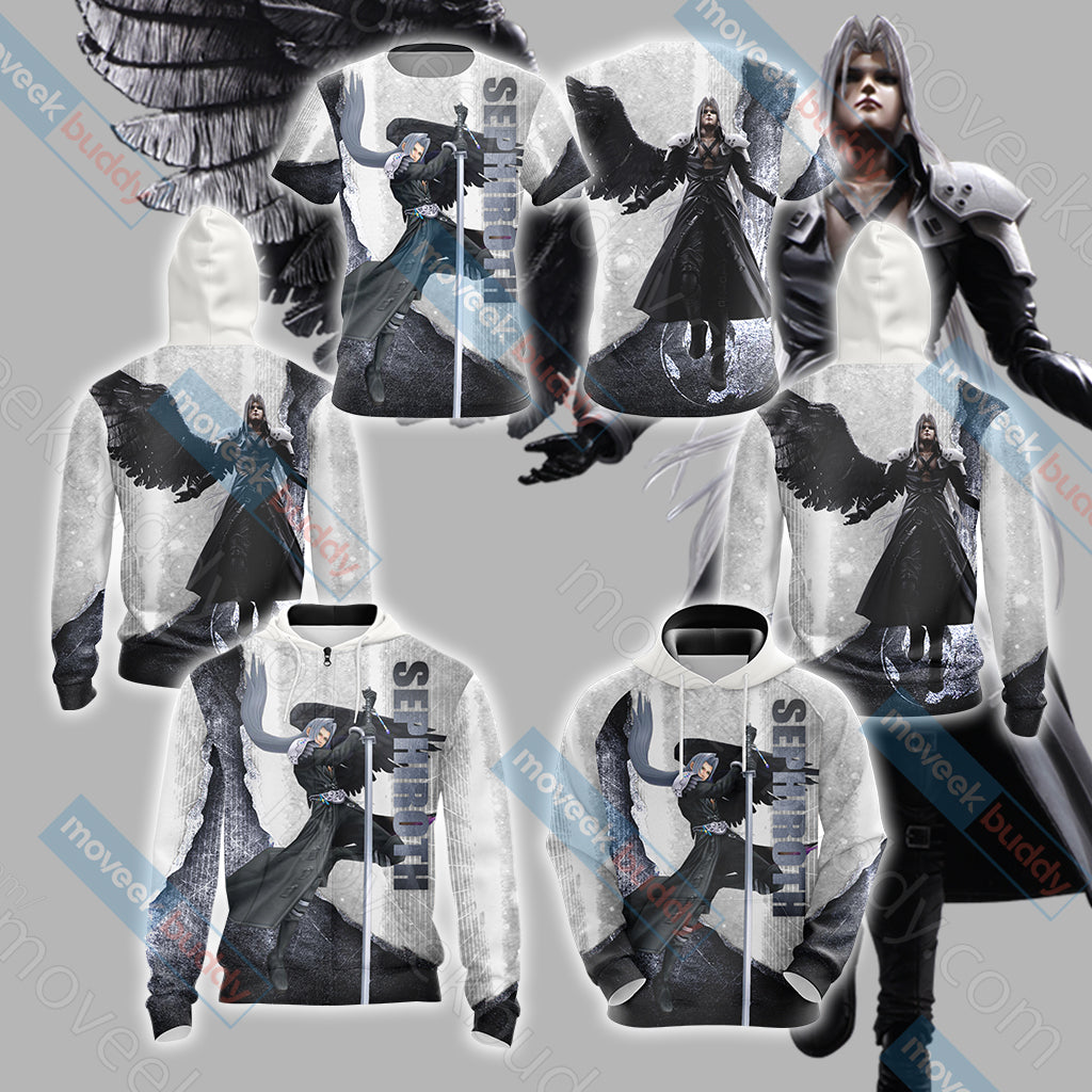Final Fantasy VII - Sephiroth New Version Unisex 3D T-shirt