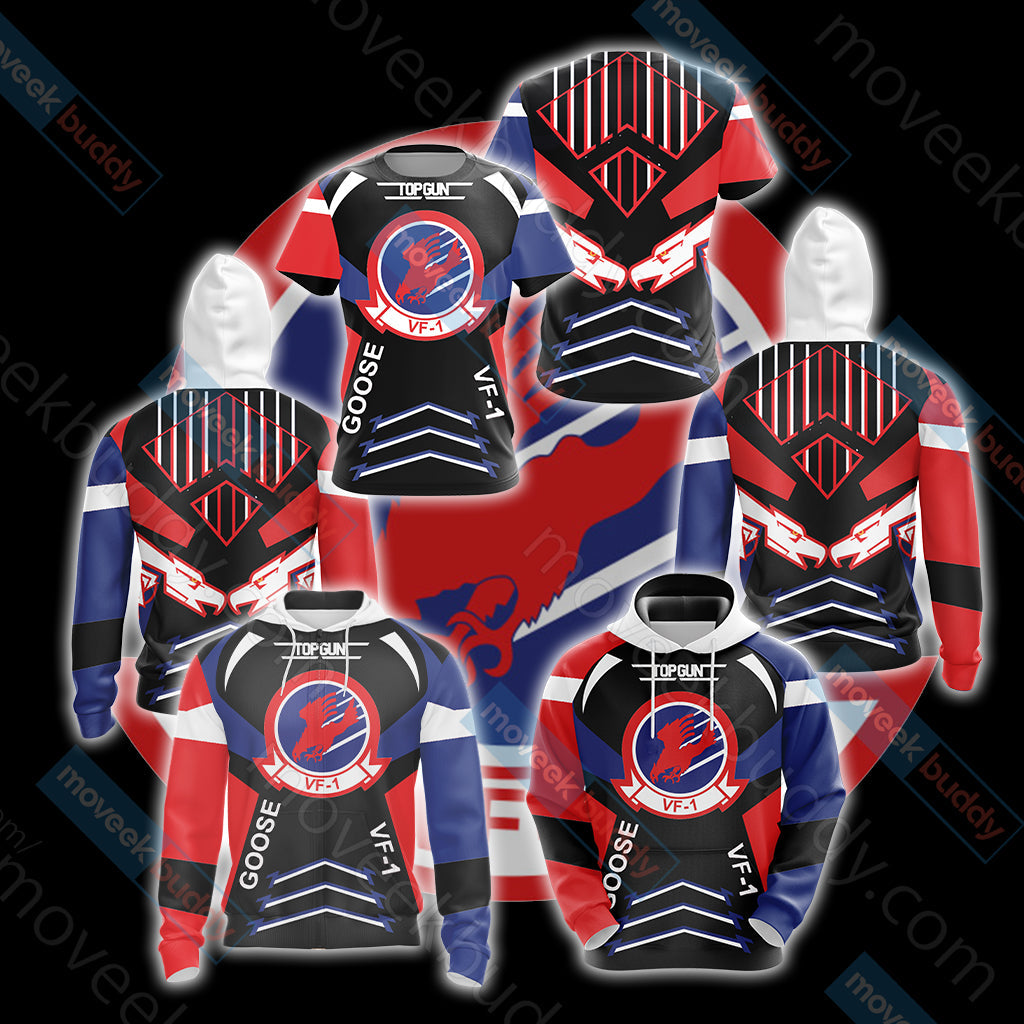 Top Gun VF-1 Unisex 3D T-shirt