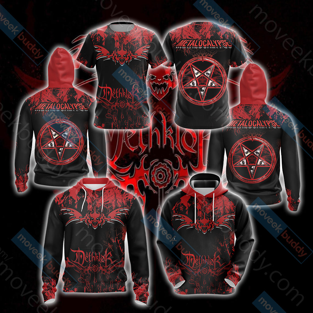 Metalocalypse Unisex 3D T-shirt