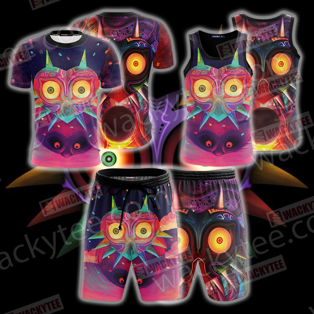 The Legend Of Zelda: Majora New Version Unisex 3D T-shirt