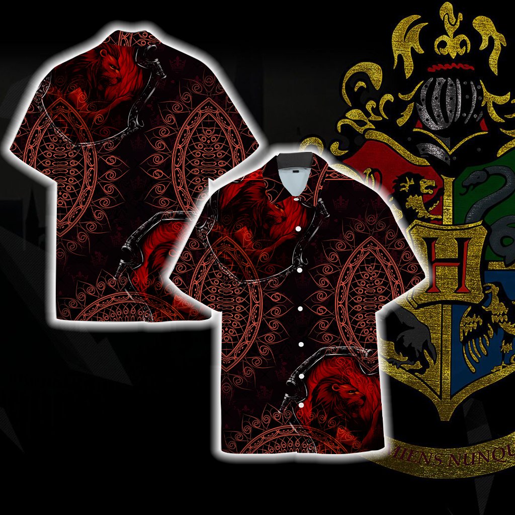 Brave Like A Gryffindor Harry Potter Unisex Hawaiian Shirt