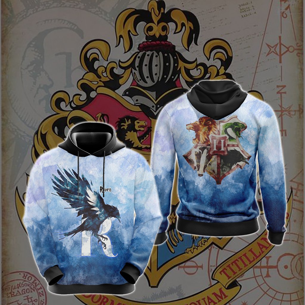 Wise Like A Ravenclaw Harry Potter New Version Unisex 3D T-shirt Hoodie