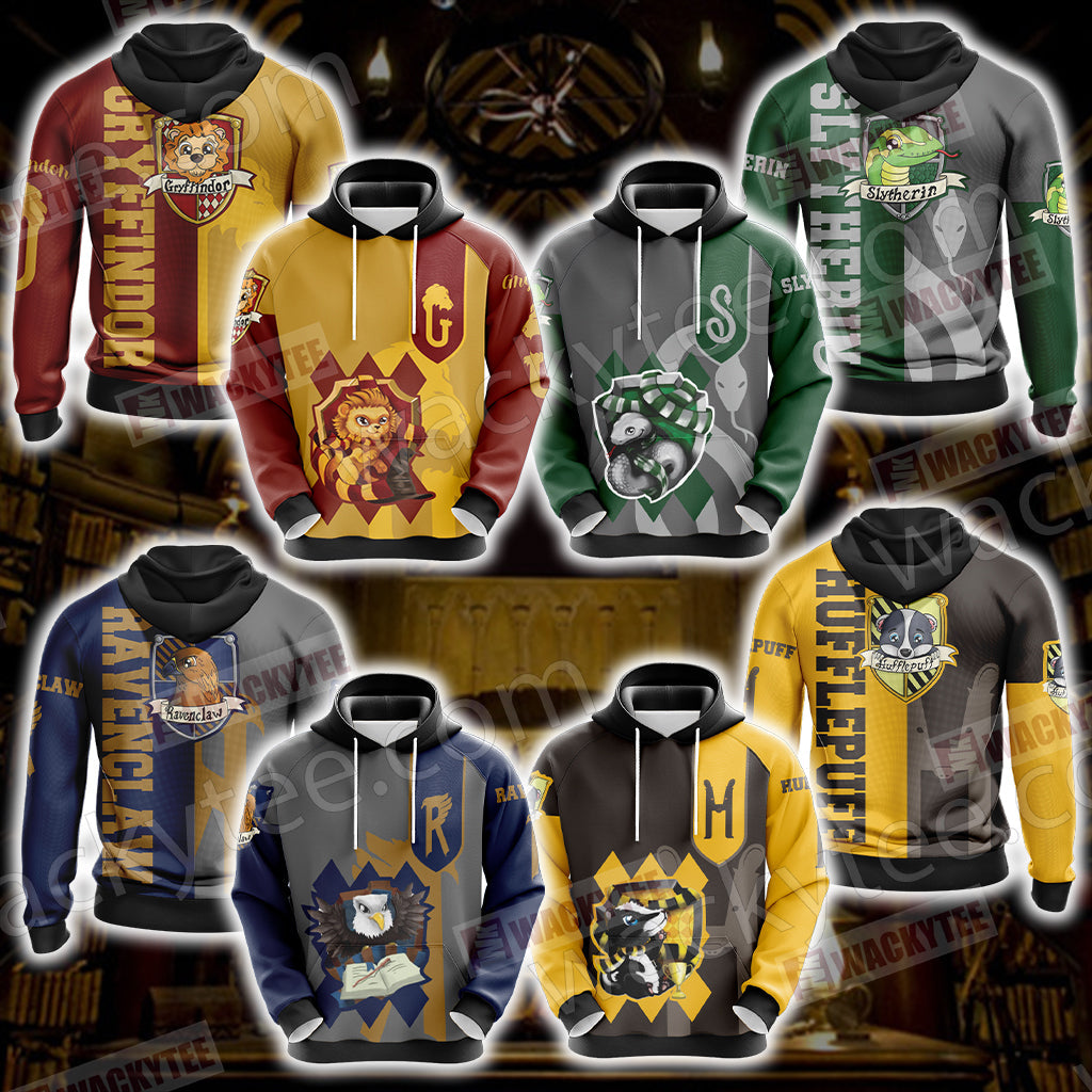 Harry Potter - Slytherin House New Wackystyle Unisex 3D T-shirt