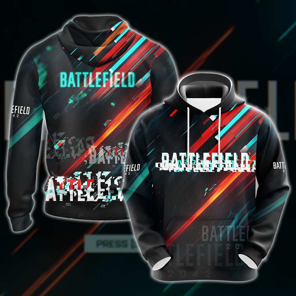 Battlefield 2042 All Over Print T-shirt Tank Top Zip Hoodie Pullover Hoodie Hawaiian Shirt Hoodie