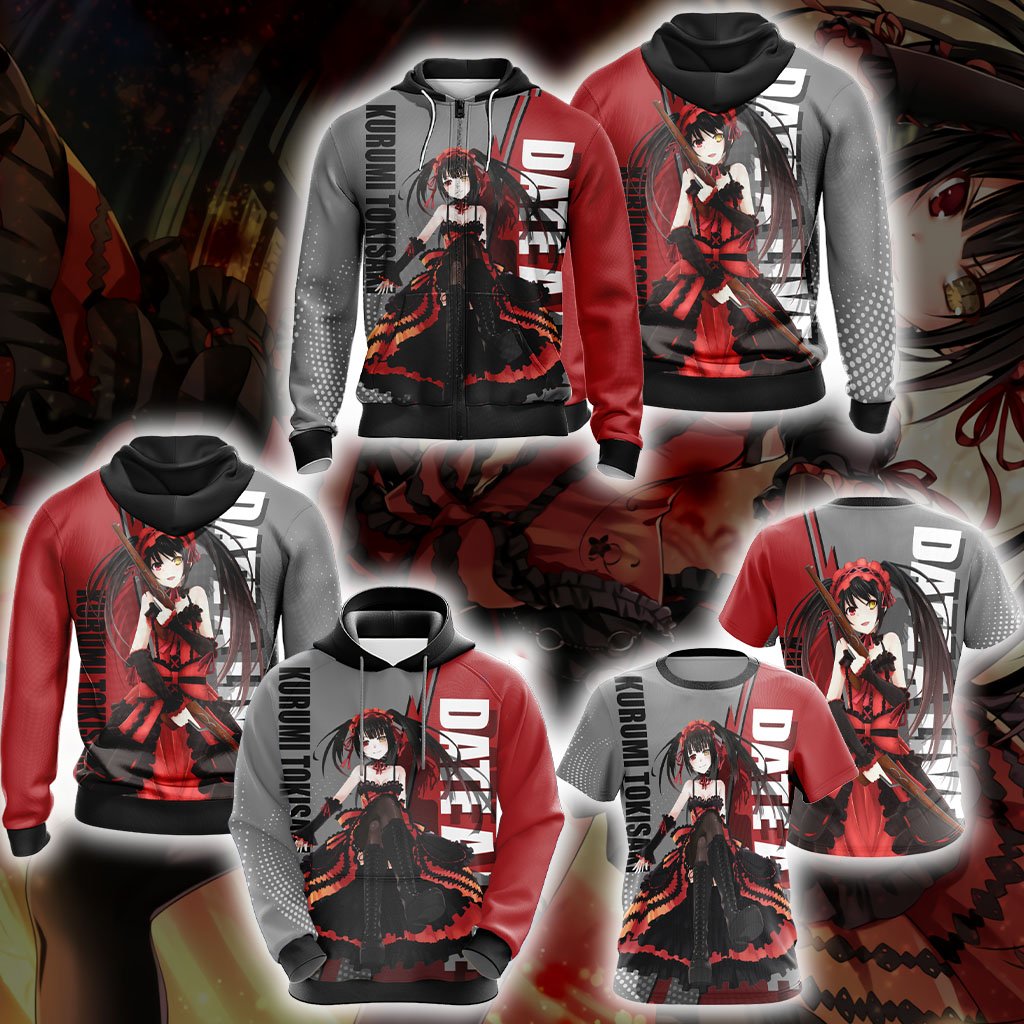 Date A Live Kurumi Tokisaki 3D T-shirt