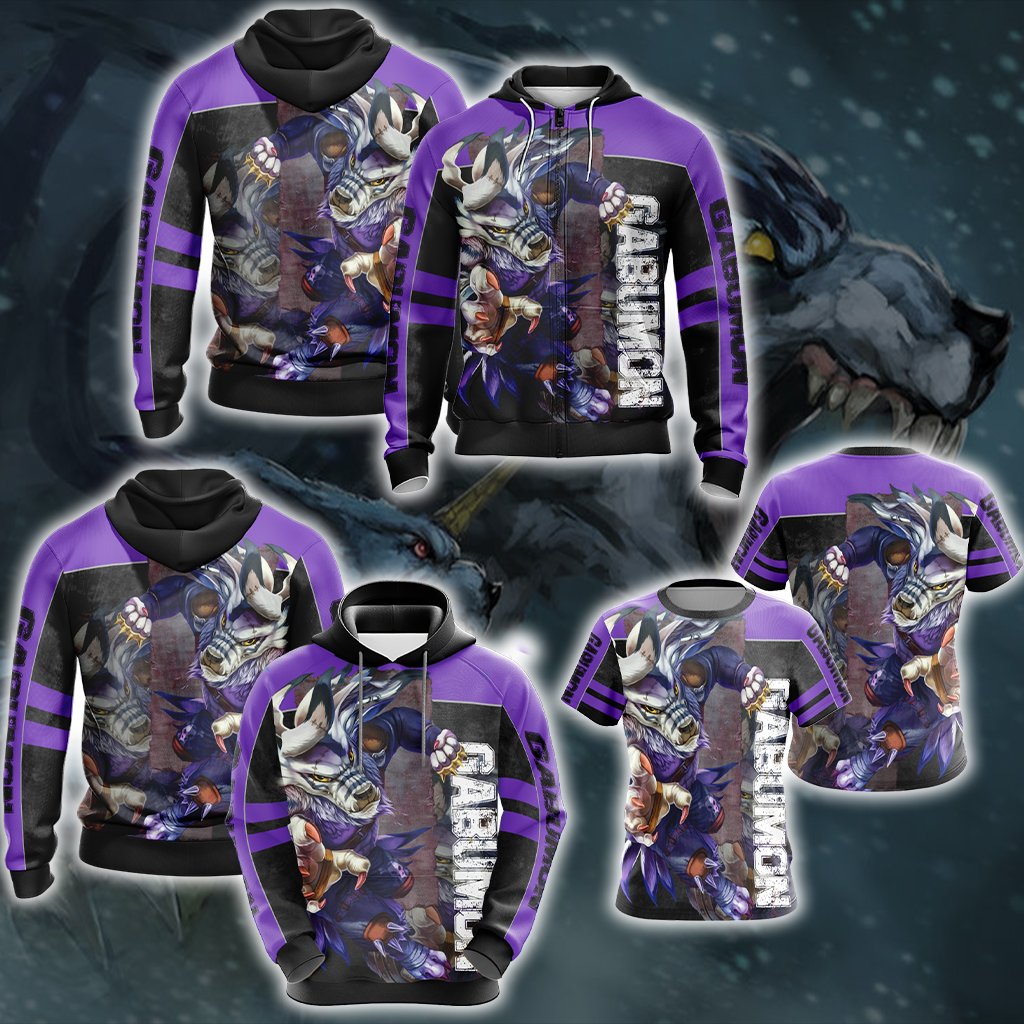 Digimon Gabumon Unisex 3D T-shirt