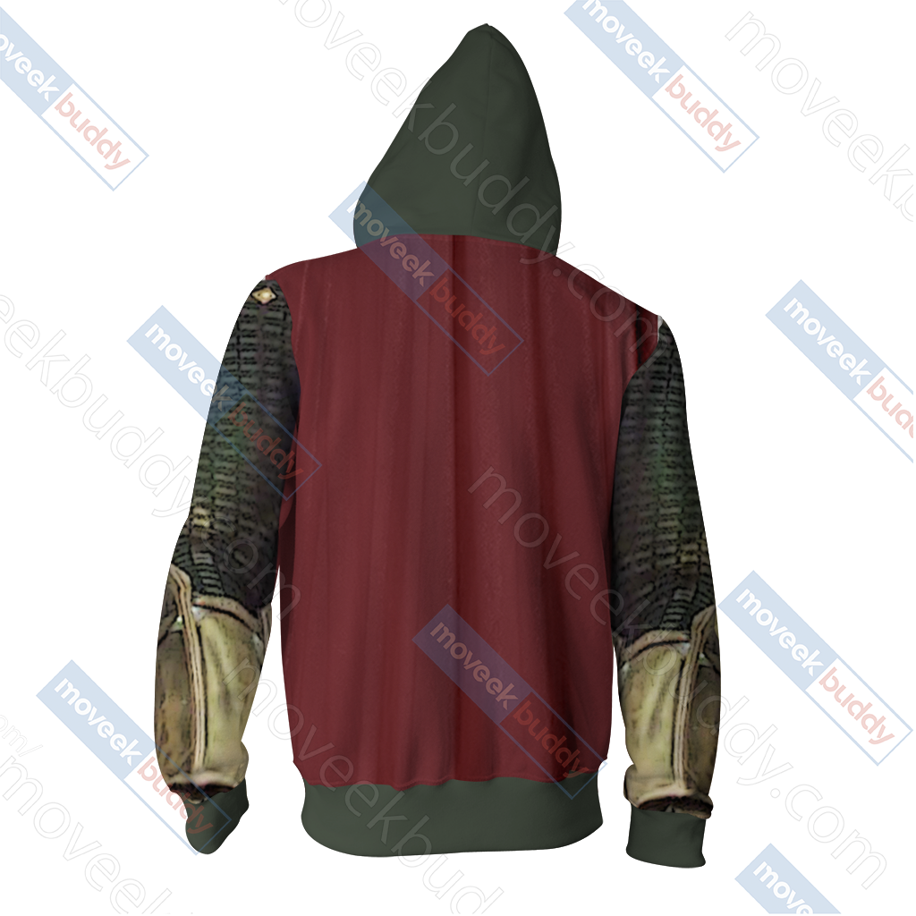 Spider Man Far From Home Mysterio Cosplay Zip Up Hoodie Jacket