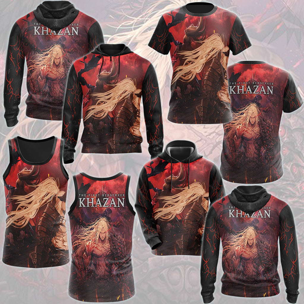 The First Berserker: Khazan Video Game All Over Printed T-shirt Tank Top Zip Hoodie Pullover Hoodie Hawaiian Shirt Beach Shorts Joggers